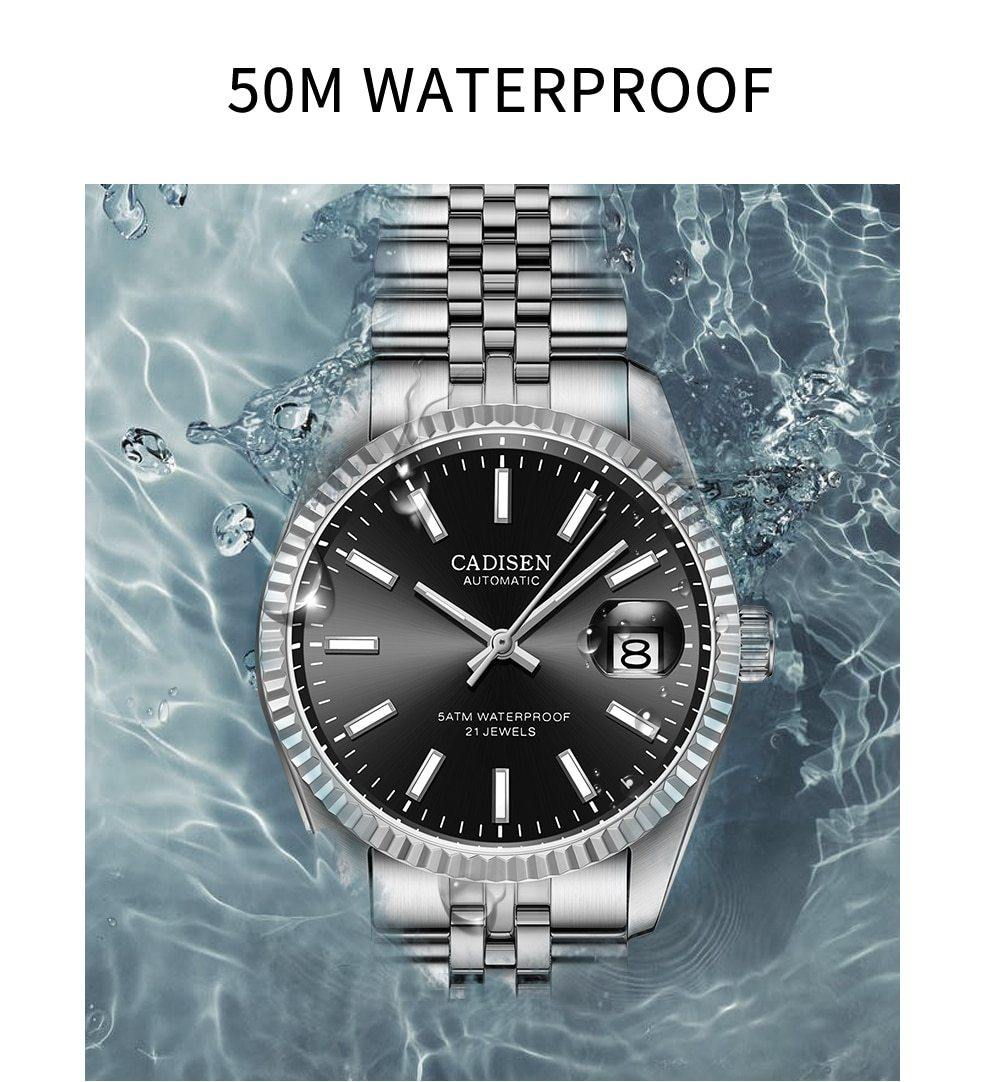 Luxury Automatic Watch Business Sport Stainless Steel Waterproof Watch Men's Mechanical Watch The Clothing Company Sydney