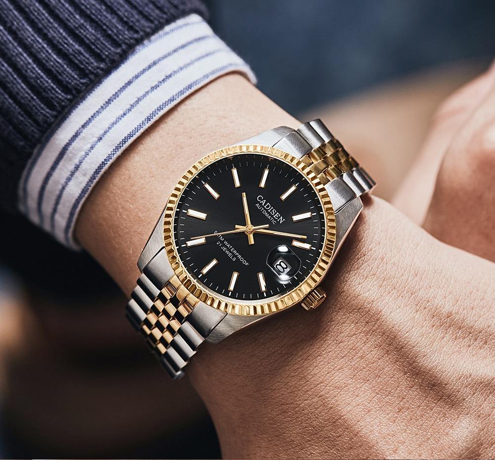 Luxury Automatic Watch Business Sport Stainless Steel Waterproof Watch Men's Mechanical Watch The Clothing Company Sydney