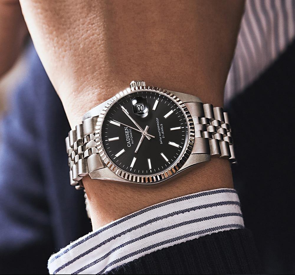 Luxury Automatic Watch Business Sport Stainless Steel Waterproof Watch Men's Mechanical Watch The Clothing Company Sydney