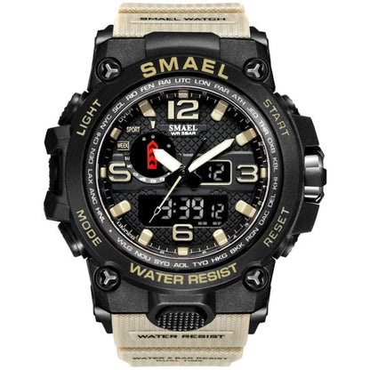 50M Water Resitant Clock Alarm 1545D Dual Display Wristwatch Quartz Military Watch Sport New Mens Watch The Clothing Company Sydney