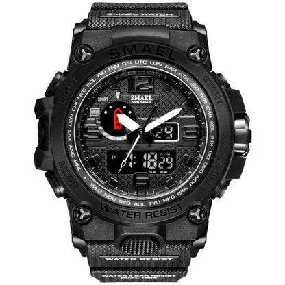 50M Water Resitant Clock Alarm 1545D Dual Display Wristwatch Quartz Military Watch Sport New Mens Watch The Clothing Company Sydney