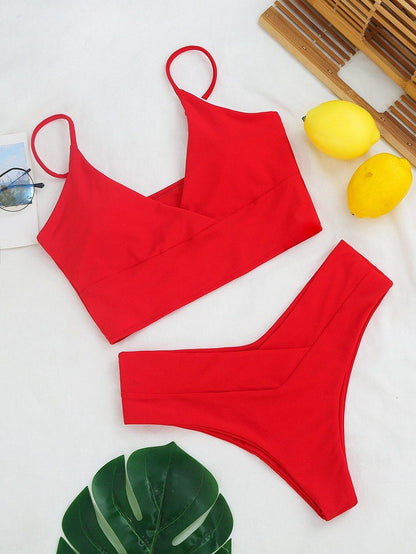High Waist Swimwear Bathing Suit Woman Swimsuit Sexy High Cut Swimsuit Thong Bikini Set The Clothing Company Sydney