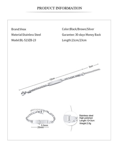 Personalized Custom Baby Name Bracelet Gold Tone Solid Stainless Steel Adjustable Bracelet The Clothing Company Sydney