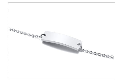 Personalized Custom Baby Name Bracelet Gold Tone Solid Stainless Steel Adjustable Bracelet The Clothing Company Sydney