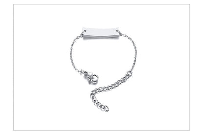 Personalized Custom Baby Name Bracelet Gold Tone Solid Stainless Steel Adjustable Bracelet The Clothing Company Sydney