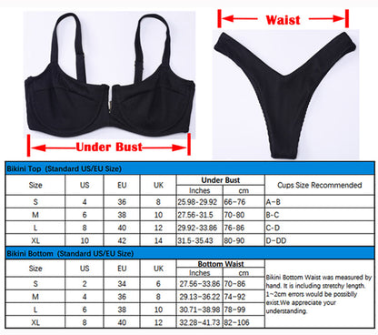 2 Piece Low Rise Bottom Swimwear Brazilian High Cut Bikini Set The Clothing Company Sydney