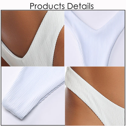 2 Piece Low Rise Bottom Swimwear Brazilian High Cut Bikini Set The Clothing Company Sydney