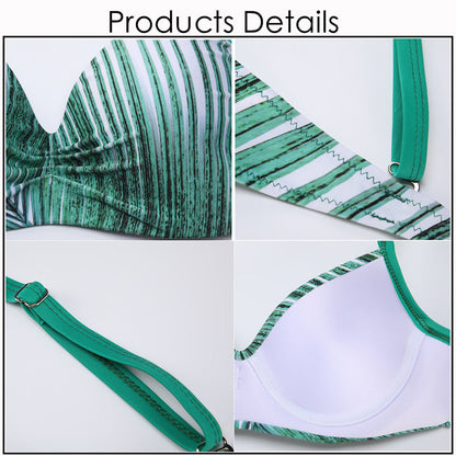 Underwire Bikini Top Swimsuit Cheeky Bottom Swimwear Two Piece Bathing Suit Bikini Set The Clothing Company Sydney