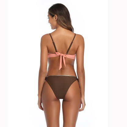 2 Piece Bandeau Push-Up Padded Bra Swimsuit Swimwear Bathing Suit Bikini Set The Clothing Company Sydney