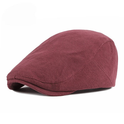 Spring Autumn Men Ladies Casual Fashion Women Beret Ivy Newsboy Solid Yellow Blue Peaked Flat Cap Duckbill Hat The Clothing Company Sydney