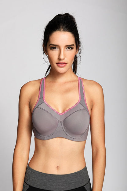 Women's Full Support High Impact Racerback Lightly Lined Underwire Sports Bra The Clothing Company Sydney
