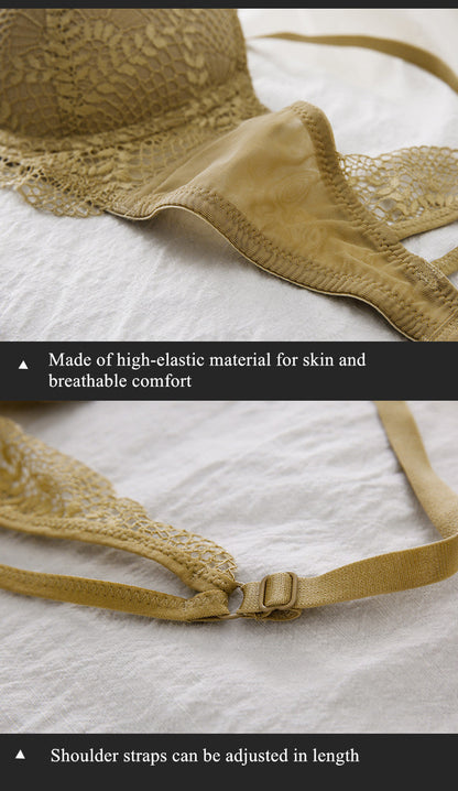 2 Piece Ladies underwear Set Lace Sexy Comfortable Brassiere Adjustable Straps Gathered Lingerie Push-up Bra And Panty Set The Clothing Company Sydney