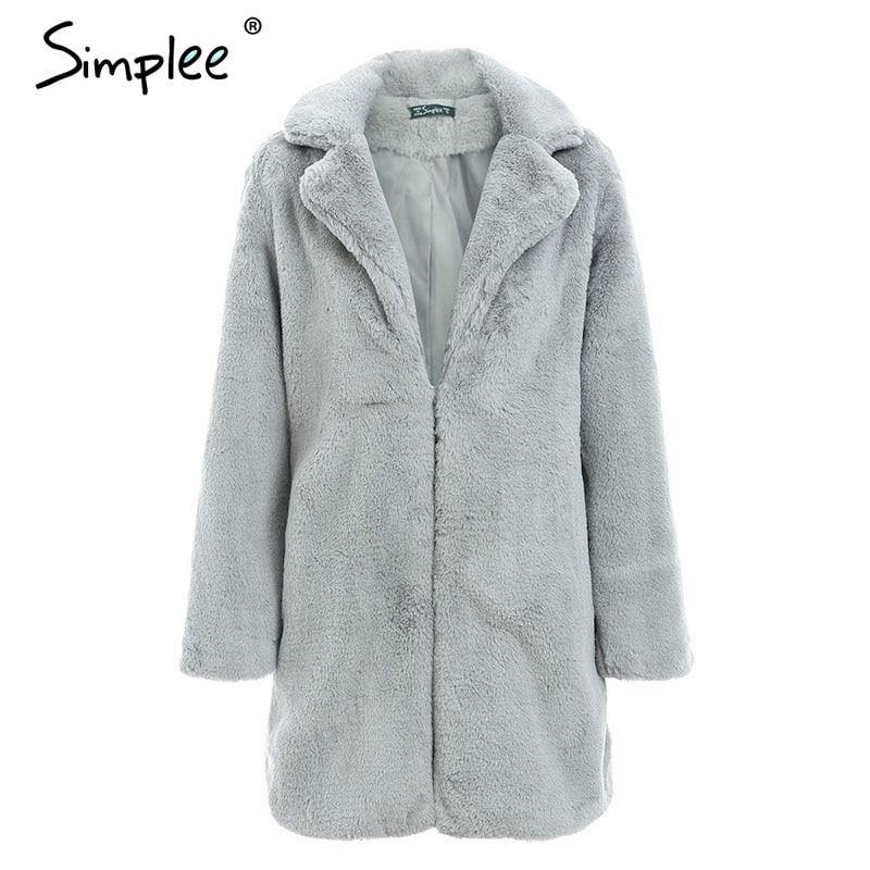 Elegant pink faux fur streetwear Autumn winter warm plush teddy overcoat Jacket The Clothing Company Sydney