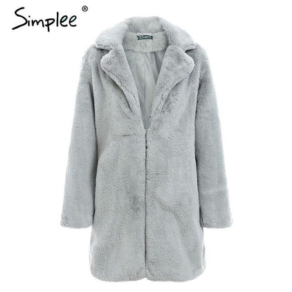 Elegant pink faux fur streetwear Autumn winter warm plush teddy overcoat Jacket The Clothing Company Sydney