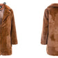 Elegant pink faux fur streetwear Autumn winter warm plush teddy overcoat Jacket The Clothing Company Sydney