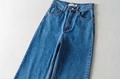 Casual Fashion Straight Leg Women's Jeans Denim Bottom Long High Waist Baggy Fall Pants The Clothing Company Sydney