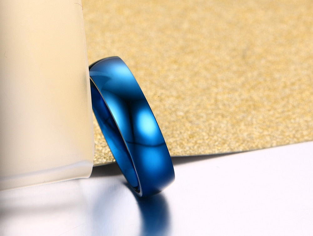 Classic Wedding Ring for Men Women Stainless Steel Jewelry 6mm And 8mm Width The Clothing Company Sydney
