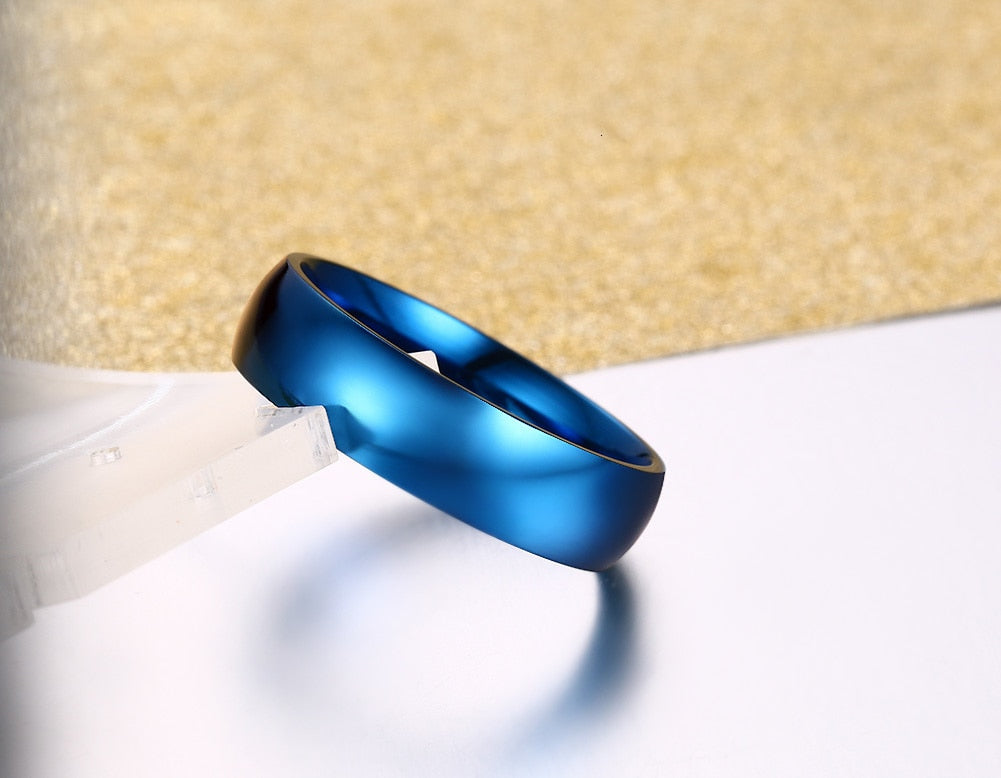 Classic Wedding Ring for Men Women Stainless Steel Jewelry 6mm And 8mm Width The Clothing Company Sydney
