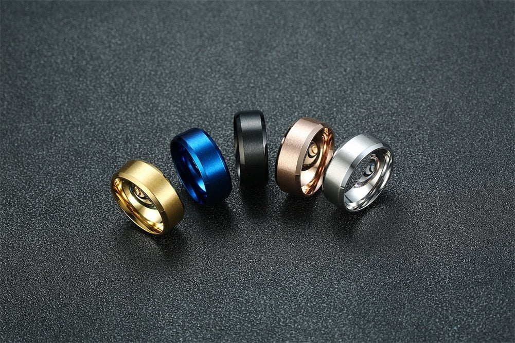 Classic Wedding Ring for Men Women Stainless Steel Jewelry 6mm And 8mm Width The Clothing Company Sydney