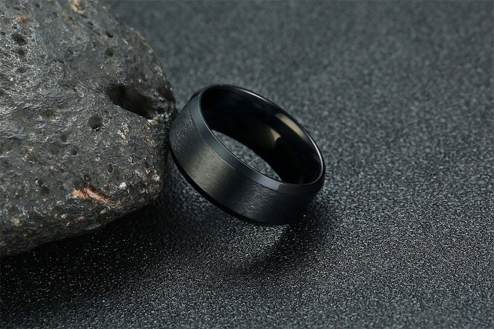 Classic Wedding Ring for Men Women Stainless Steel Jewelry 6mm And 8mm Width The Clothing Company Sydney