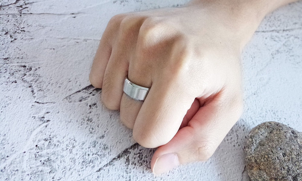 Classic Wedding Ring for Men Women Stainless Steel Jewelry 6mm And 8mm Width The Clothing Company Sydney