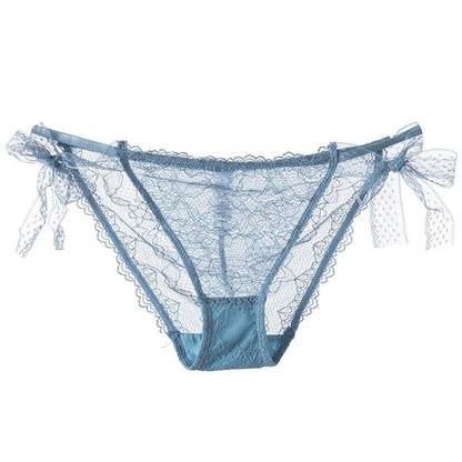 2 Pack Women Lace Lingerie Temwptation Low-Waist Panties Transparent Hollow Out Underpants Briefs Underwear The Clothing Company Sydney