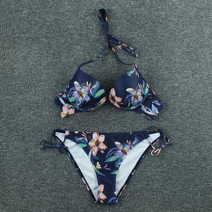 2 Piece Plus Size Floral Print Swimsuit Swimwear Low Waist Push Up Bikini Set Beachwear Brazilian Bikini Set The Clothing Company Sydney
