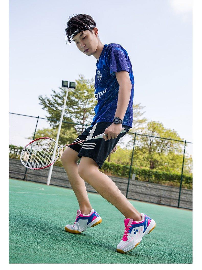 Professional Badminton Tennis Table Tennis Squash Sneaker Shoes for Men and Women Wear-resistant Breathable Protect Toes Light Sports Shoes The Clothing Company Sydney