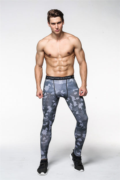 Mens Compression Pants Tights Casual  Bodybuilding  Camouflage Skinny Leggings The Clothing Company Sydney