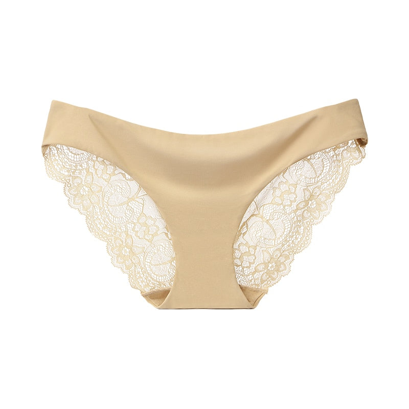 3 Pack Seamless low-Rise women's sexy lace lady panties seamless cotton breathable  Hollow briefs Plus Size underwear The Clothing Company Sydney