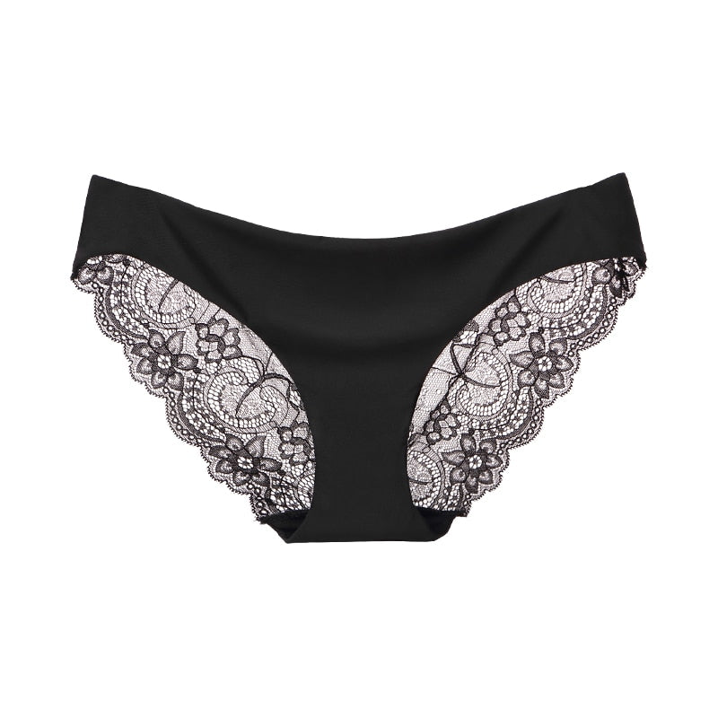 3 Pack Seamless low-Rise women's sexy lace lady panties seamless cotton breathable  Hollow briefs Plus Size underwear The Clothing Company Sydney