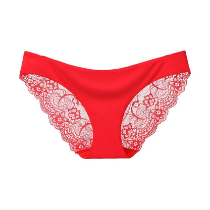 3 Pack Seamless low-Rise women's sexy lace lady panties seamless cotton breathable  Hollow briefs Plus Size underwear The Clothing Company Sydney
