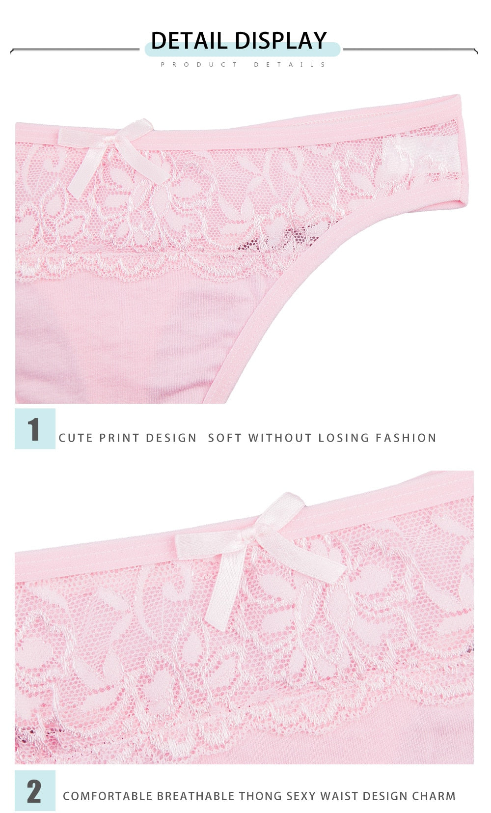 3 Pack Thongs and G Strings Sexy Lace Transparent Panties Cotton Seamless Underwear Briefs The Clothing Company Sydney