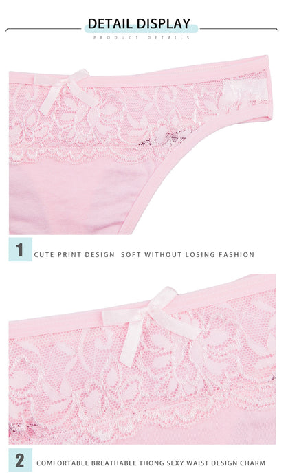 3 Pack Thongs and G Strings Sexy Lace Transparent Panties Cotton Seamless Underwear Briefs The Clothing Company Sydney