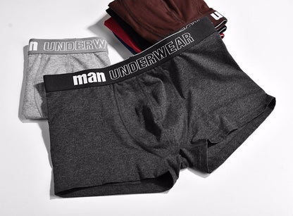 4 Pack Mens Underwear Boxer Cotton Man Short Breathable Solid Flexible Shorts Boxers Male Underpants Trunks The Clothing Company Sydney