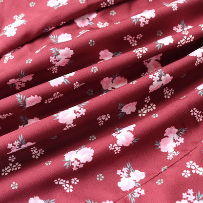 Wine Floral Dress Women Prairie Chic Spaghetti Strap Backless Chest Draped Lace Up Side Split Sexy Long Dress The Clothing Company Sydney