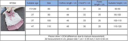 Baby Girl Clothes Summer Children's Girls' Clothing Kids Bay Clothes Toddler Chiffon bowknot coat+Pants Set The Clothing Company Sydney