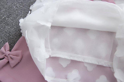 Baby Girl Clothes Summer Children's Girls' Clothing Kids Bay Clothes Toddler Chiffon bowknot coat+Pants Set The Clothing Company Sydney