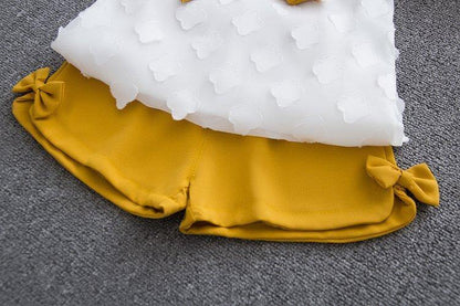 Baby Girl Clothes Summer Children's Girls' Clothing Kids Bay Clothes Toddler Chiffon bowknot coat+Pants Set The Clothing Company Sydney