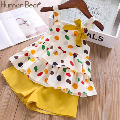 Baby Girl Clothes Summer Children's Girls' Clothing Kids Bay Clothes Toddler Chiffon bowknot coat+Pants Set The Clothing Company Sydney