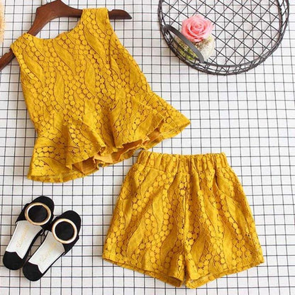Baby Girl Clothes Summer Children's Girls' Clothing Kids Bay Clothes Toddler Chiffon bowknot coat+Pants Set The Clothing Company Sydney