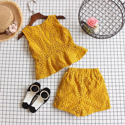 Baby Girl Clothes Summer Children's Girls' Clothing Kids Bay Clothes Toddler Chiffon bowknot coat+Pants Set The Clothing Company Sydney