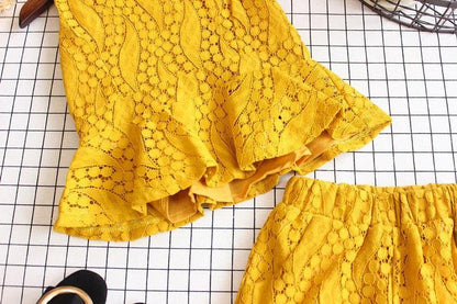 Baby Girl Clothes Summer Children's Girls' Clothing Kids Bay Clothes Toddler Chiffon bowknot coat+Pants Set The Clothing Company Sydney