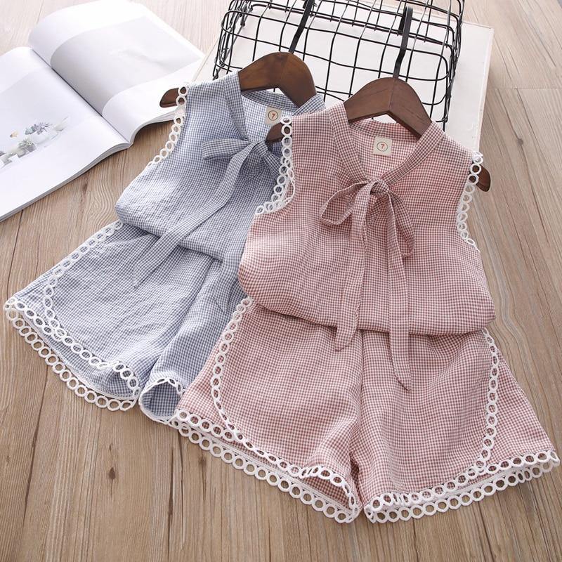 Baby Girl Clothes Summer Children's Girls' Clothing Kids Bay Clothes Toddler Chiffon bowknot coat+Pants Set The Clothing Company Sydney