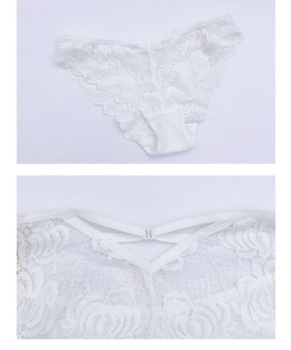 2 Piece Push Up Bra Deep V Brassiere Thick Cotton Women Underwear Lace Embroidered Lingerie Set The Clothing Company Sydney
