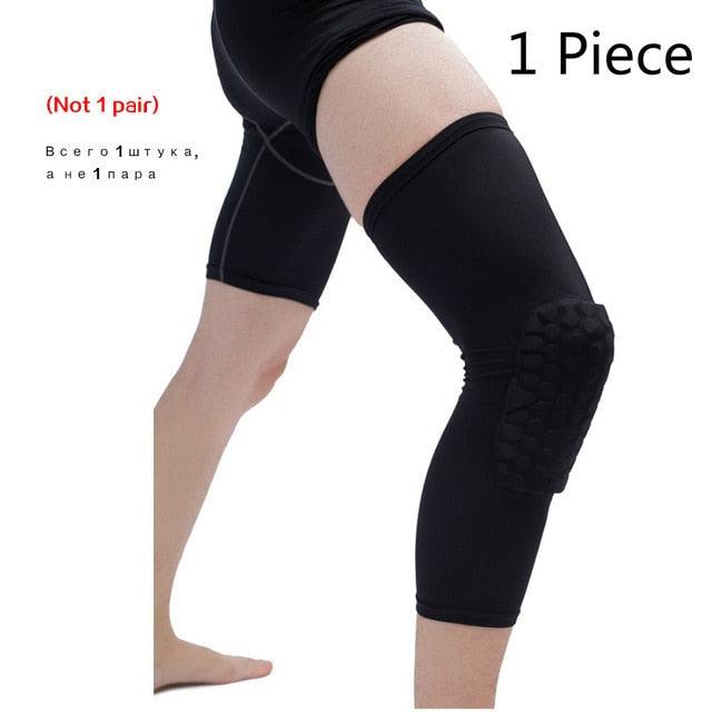 1PC Basketball Knee Pads Protector Compression Sleeve Honeycomb Foam Brace Kneepad Fitness Gear Volleyball Support The Clothing Company Sydney
