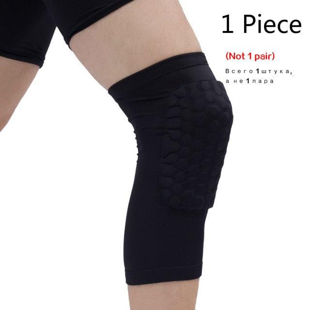 1PC Basketball Knee Pads Protector Compression Sleeve Honeycomb Foam Brace Kneepad Fitness Gear Volleyball Support The Clothing Company Sydney