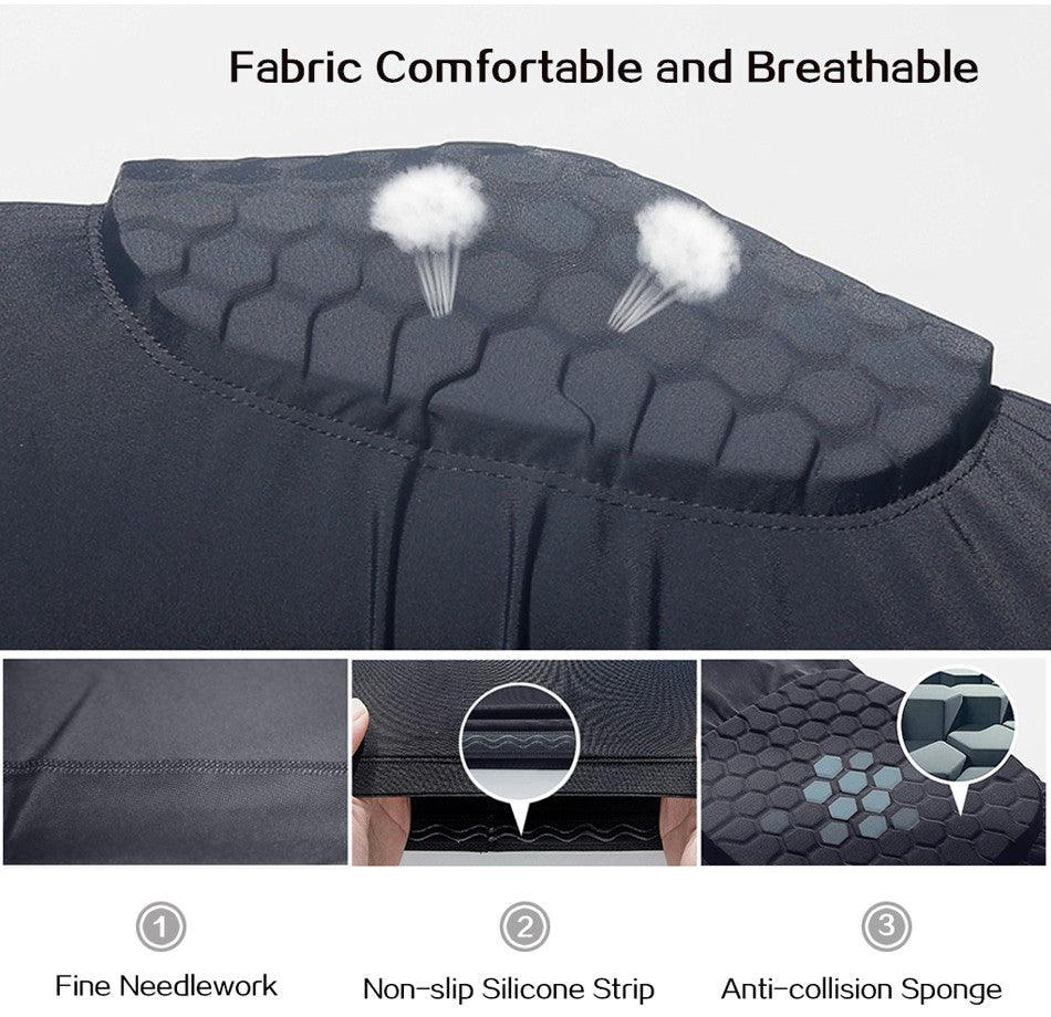 1PC Basketball Knee Pads Protector Compression Sleeve Honeycomb Foam Brace Kneepad Fitness Gear Volleyball Support The Clothing Company Sydney