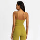 Buttery Soft Yoga Athletic Tank Top Spaghetti Straps Gym Fitness Crop Top Anti-sweat Push Up Workout Sports Bras The Clothing Company Sydney