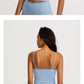 Buttery Soft Yoga Athletic Tank Top Spaghetti Straps Gym Fitness Crop Top Anti-sweat Push Up Workout Sports Bras The Clothing Company Sydney